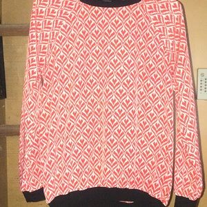 Timing Longsleeve Medium Blouse - Red